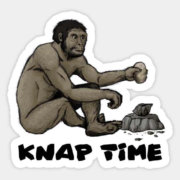 Knap Time! Sticker by WSnyder Paleo Designs